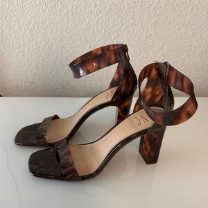 INC Chunky Heeled Sandals
